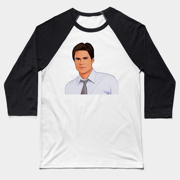 The West Wing Sam Seaborn Baseball T-Shirt by baranskini